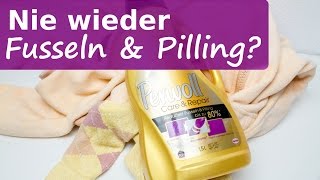 Perwoll Care amp Repair Wäsche endlich Fussel amp Peeling frei Pilling aus Wäsche entfernen [upl. by Naujak]