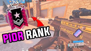 CHAMPION é o PIOR Rank do Rainbow Six Siege [upl. by Aynatan]