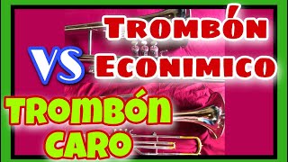 TROMBON Economico VS Caro💵 Cual Trombón es mejor en SONIDO y COMODIDAD 👌🏼✅Clases de TROMBON [upl. by Sewoll134]