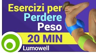 Esercizi per Dimagrire  Allenamento per Perdere Peso [upl. by Snashall]