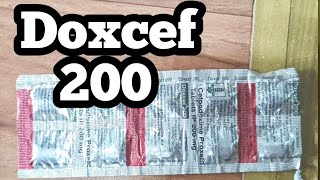 Doxcef 200 cefpodoxime proxetil tablets IP 200 mg  benefitsSide effects usesdose doxcef 200 [upl. by Annyl]