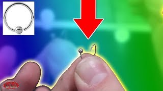 HOW TO USE A CAPTIVE FIXED BEAD RING [upl. by Xeno]