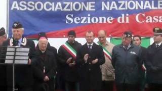 25° Anniversario ANC Associazione Nazionale Carabinieri Sez Casazzawmv [upl. by Bobbee]