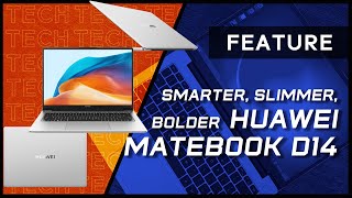 Huawei Matebook D14 2023  Bigger Display Slimmer Profile Class is in session [upl. by Ho]