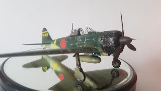 Hasegawa 148 A6M2b Zero Preview and cockpit build [upl. by Zullo]