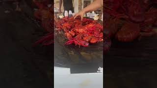 Crawfish Boil food foodie crawfish crawfishboil louisiana [upl. by Nariko]