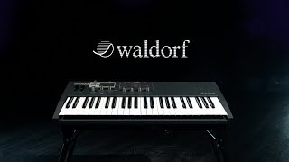 Waldorf Blofeld 49 Note Keyboard Synthesizer Black  Gear4music demo [upl. by Leiuqeze]