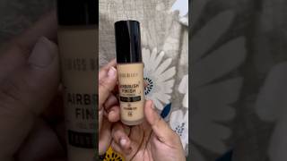 Swiss beauty airbrush finish foundation review swatches 🌟💫🫶🏻swissbeautyreviewswatchesshorts [upl. by Haliak]