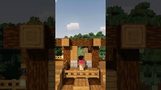 Minecraft Spruce Starter House Tutorial🏠 [upl. by Corella]