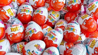 New 880000 Yummy Kinder Joy Chocolate Kinder Surprise Opening ASMR Lollipops Some Lots of Candies [upl. by Thorman]