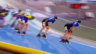 Elimination race men 10 km Final inline speed skate worlds championship 2021 Ibague Colombia [upl. by Moor]