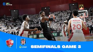 BourgBesiktas  Semifinals Game 3 Highlights  202324 BKT EuroCup c [upl. by Raviv]