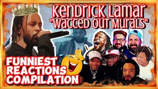 Funny Reactions Compilation KENDRICK LAMAR  WACCED OUT MURALS [upl. by Uball]