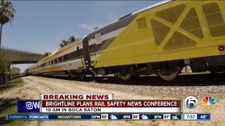 Brightline holding news conference in Boca Raton to address safety concerns [upl. by Onofredo]