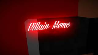 quotVillain Memequot  Minecraft Animation  Template [upl. by Arondell]