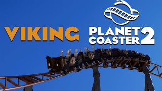 PLANET COASTER 2 GAMEPLAY Viking Theme Mini Park [upl. by Maze931]