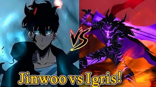 Epic Battle Sung Jinwoo Vs Igris in Solo Leveling Eps 11 amp 12 [upl. by Dobb798]