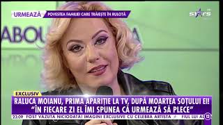 Raluca Moianu în lacrimi Prima apariție la TV a vedetei după moartea soțului ei [upl. by Llig]