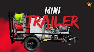 Mini Pressure Washing Trailer “The Portlandian” [upl. by Einiffit143]