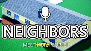 Roblox Neighbors is funny [upl. by Tallou904]