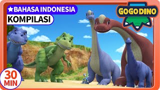 【GOGODINO EXPLORERS】EP2526  Kompilasi 09  Arkaeopteriks  Dinosaurus  Kartun Anak  GOGODINO [upl. by Letsyrk]