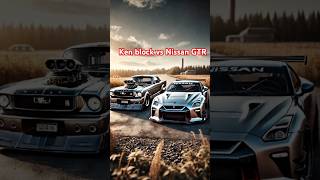 Ken blocks Ford hoonicorn Mustang vs Nissan GTR R35🔥😱 shorts hoonicorn gtr35 dragrace forza [upl. by Hanahsuar]