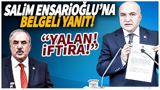 İYİ Partiden istifa eden Salim Ensarioğluna belgeli yanıt [upl. by Orit]