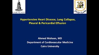 Hypertensive heart disease lung collapse pleuralamppericardial effusion [upl. by Feinberg]