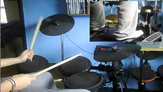 Black Veil Brides  Knives and Pens Drum Cover Studio Quality HD [upl. by Fotzsyzrk392]