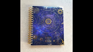 Gold Foiling Hardcover Spiral planner [upl. by Ailana]