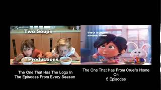 Which Two Soups Productions Logo Is Better 1 [upl. by Annoynek]