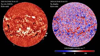 Hα 20241029  Spectroheliograph Data [upl. by Khalid]