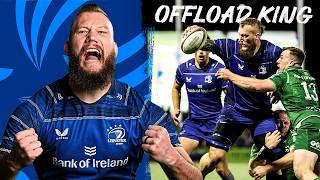 RG Snyman has been a cheat code for Leinster  Best Moments R16 2024 [upl. by Necyrb]