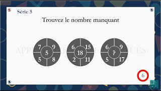 Test psychotechnique  Test logique  exercices corrigés [upl. by Adanama]