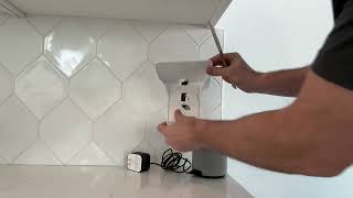 BeraTek Industries Storage Theory Power Perch Socket Outlet Shelf Review [upl. by Yrrum]