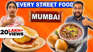 We Tried EVERY STREET FOOD Of MUMBAI 😍 [upl. by Nnairac]