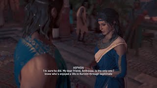 Assassins Creed Odyssey Aspasia Gameplay [upl. by Callean425]