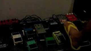 My pedalboard RMC3LE PN2 Bass synth wah TS7 Micro POG DD6 RMC dumb loops [upl. by Marte]