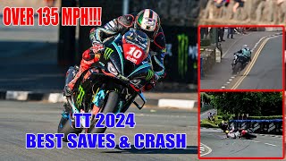 IOMTT 2024 Highlights Crash Best Saves  Over 130 MPH [upl. by Ocirrej785]