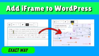 How to add iframe to wordpress 2024 [upl. by Juana233]