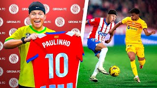 PAULINHO FICHA POR UN EQUIPO DE PRIMERA DIVISION Girona FC [upl. by Ellimak]