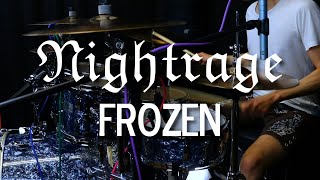 Nightrage  Frozen Drum Cover [upl. by Selinski]