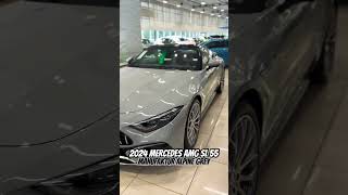 New 2024 Mercedes AMG SL 55 Cabriolet 40L TwinTurbo V8 Alpine Grey paint shorts mercedes sl55 [upl. by Ativla]