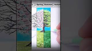 Draw a Tree easy art drawing tutorial shorts tree howtodraw winter [upl. by Kra5]