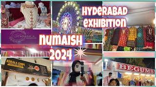 HYDERABAD NUMAISH EXHIBITION 2024 TOUR  HYDERABADI VLOG  sadiathevlogger [upl. by Nnayelsel]