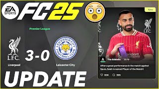 FC 25 CAREER MODE GOT A BIG NEW UPDATE 😮 [upl. by Eiggem]