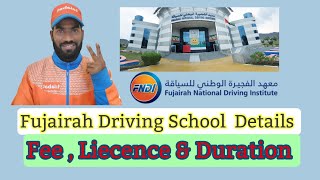 Details Fujairah National Driving 🚗 Institute  Fee Liecence Timing amp Documents  NaushadAnsari [upl. by Jit999]