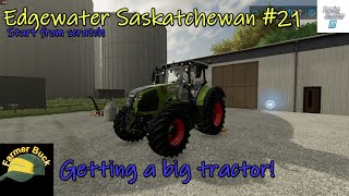 Some real upgrade and Flax harvest  Edgewater Saskatchewan  FS22  Start from scratch  Ep21 [upl. by Jp]