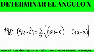 El suplemento del complemento de un ángulo es 32 de la diferencia entre el suplemento y el compleme [upl. by Eddi]