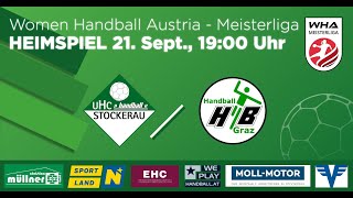 WHA Meisterliga UHC Müllner Bau Stockerau vs HIB Handball Graz [upl. by Weiser488]